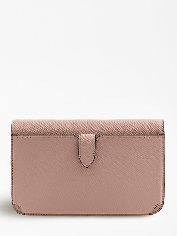 калъф за телефон Guess Pink Laurel Saffiano