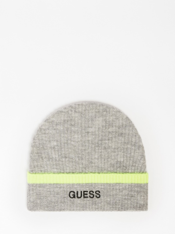 Guess сива шапка от вълнена смес