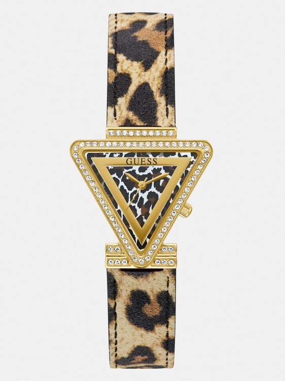 кристал аналогов часовник розово злато Guess