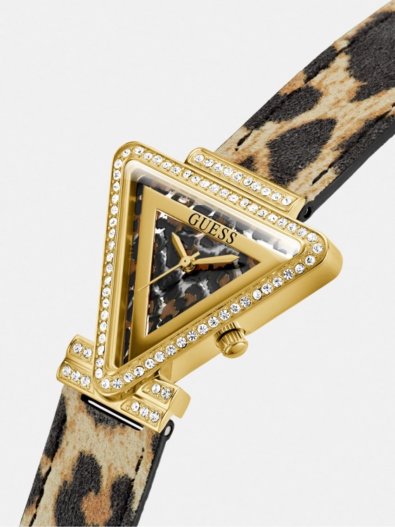 кристал аналогов часовник розово злато Guess