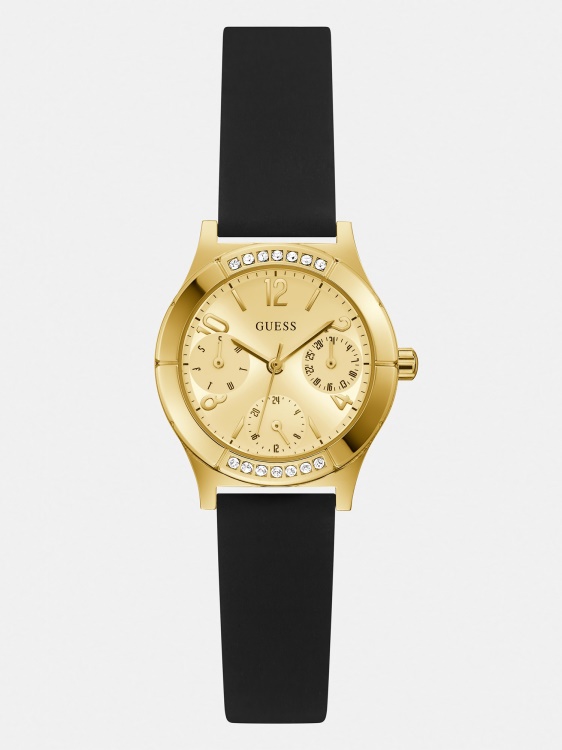 сребърен многофункционален часовник Guess Kristal