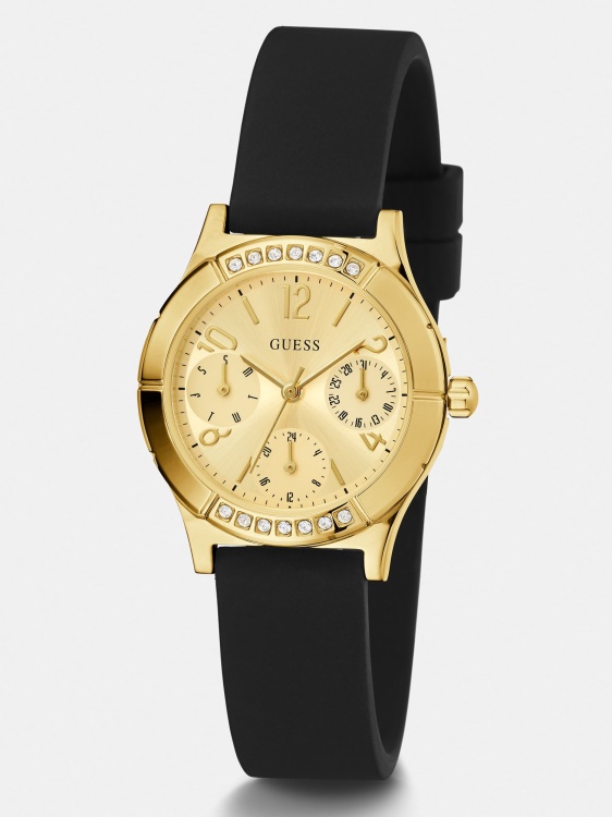 сребърен многофункционален часовник Guess Kristal
