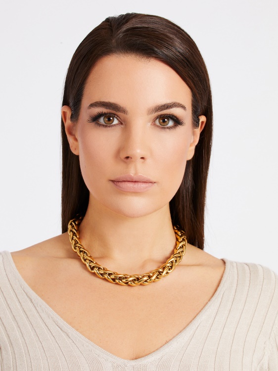 Guess огърлица с много златна верига