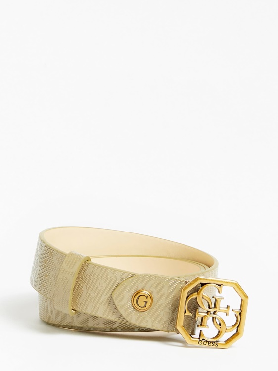 Guess Green Isidora G Shine лого колан