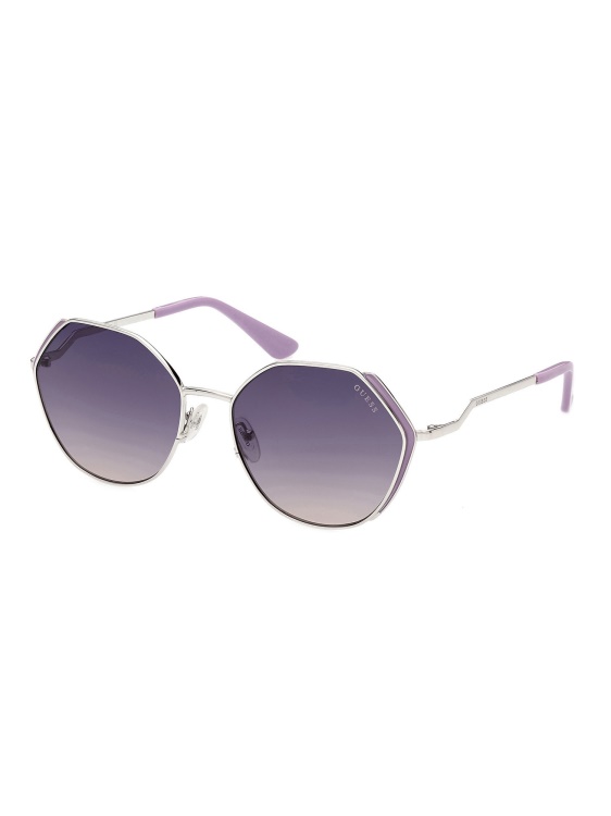 геометрични слънчеви очила модел Guess Silver