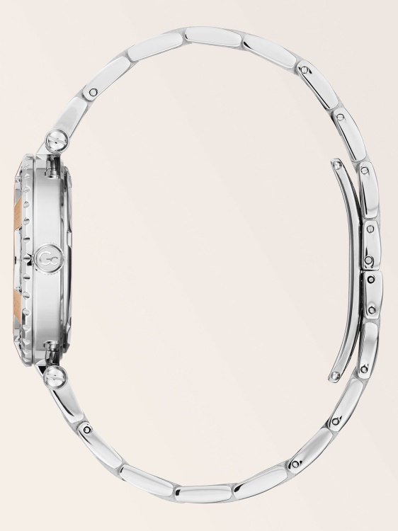 Gc стоманен аналогов часовник Guess розово злато