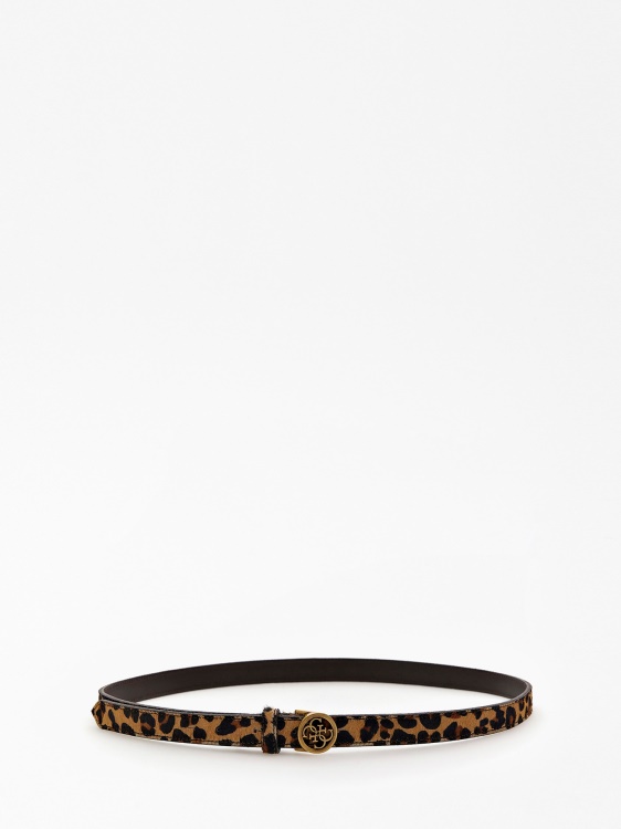 истинска кожа Abey колан Guess Animalier