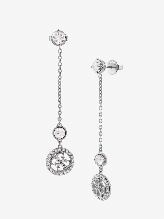 сребърни обеци Life-in-4g Guess