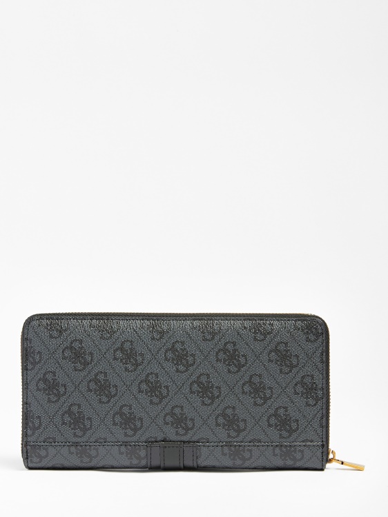 сив портфейл Guess Ginevra 4g с лого макси