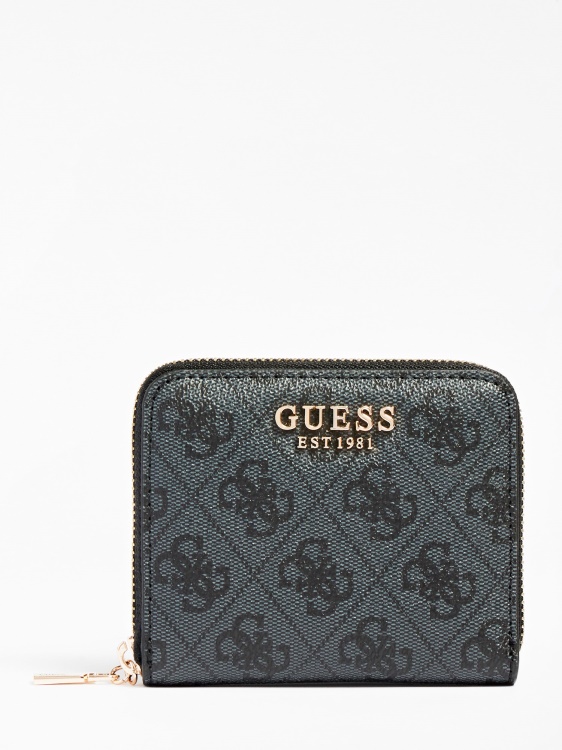 Guess Grey Laurel 4g мини портфейл с лого