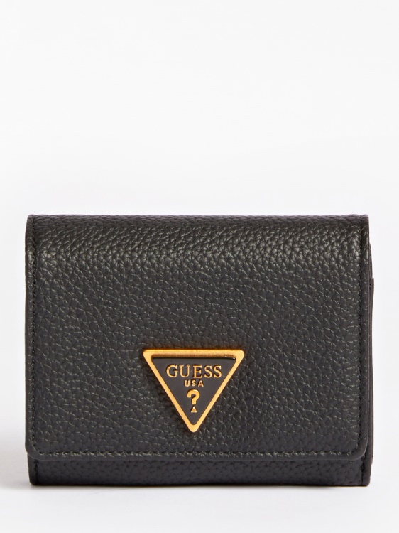 Downtown шик мини портфейл черен Guess