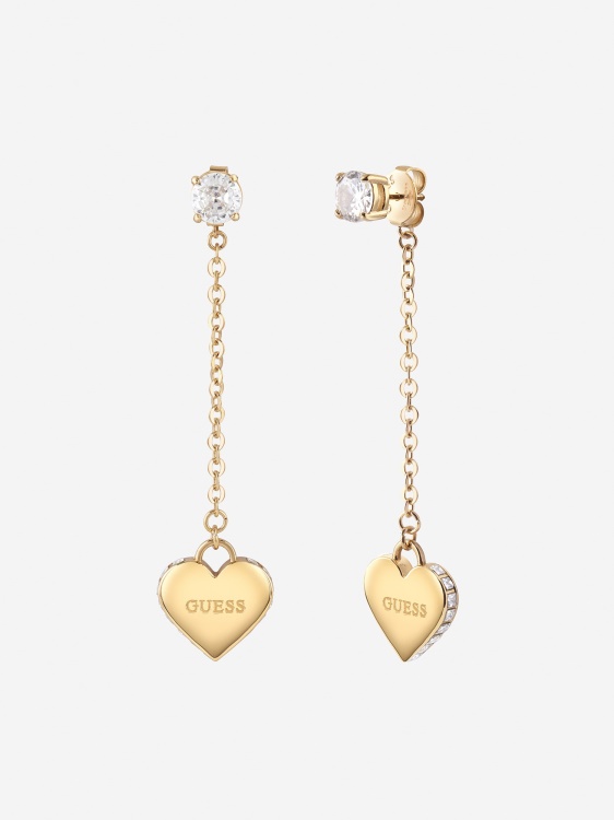влюбени-обеци Guess Multi Gold