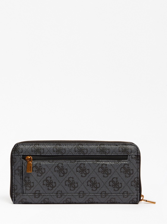 Guess сив еко брентън макси портфейл