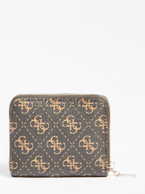 Noelle 4g ​​​​лого мини портфейл Guess кафяв