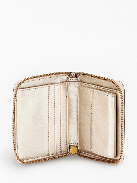 Ginevra 4g лого мини портфейл крем Guess