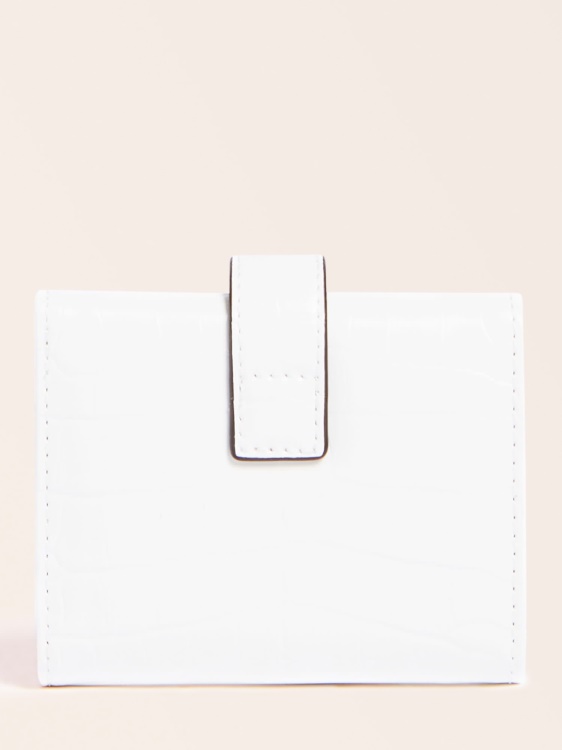 мини портфейл Guess White Katey с крокодил