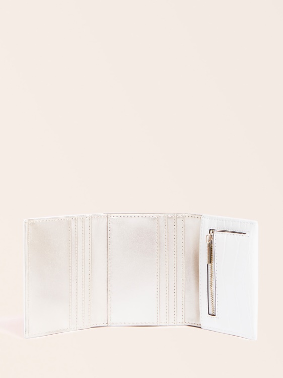 мини портфейл Guess White Katey с крокодил
