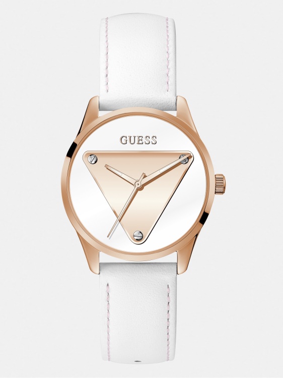 Blue Guess аналогов часовник от естествена кожа