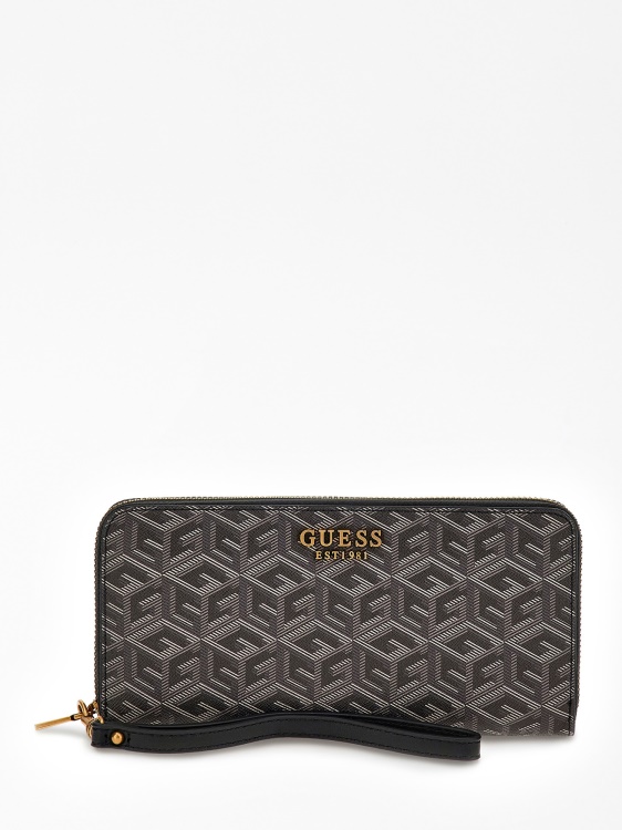 Laurel G Cube лого макси портфейл сив Multi Guess
