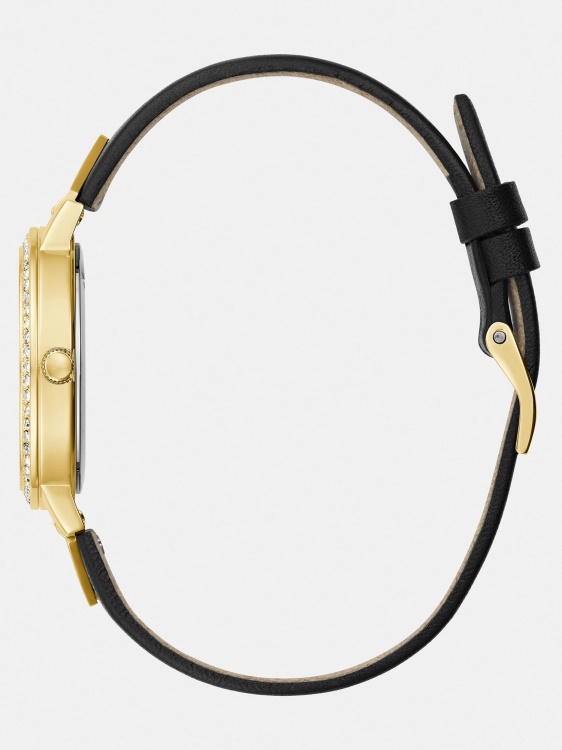 син аналогов часовник от естествена кожа Guess