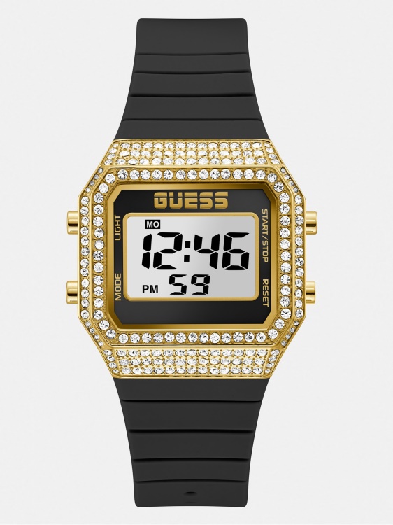Guess кристален цифров часовник син