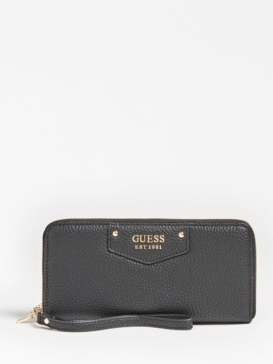 еко брентън макси портфейл черен Guess