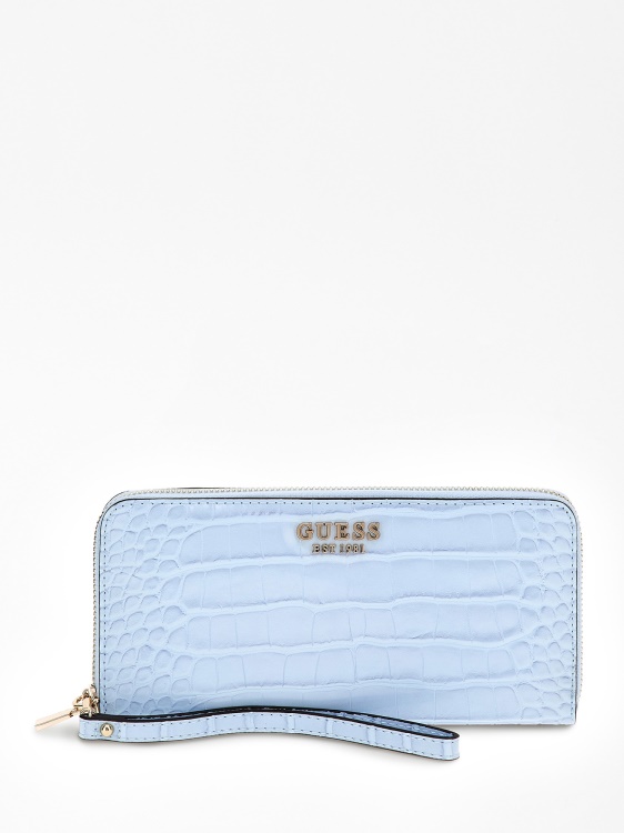 лавров макси портфейл Guess светло син