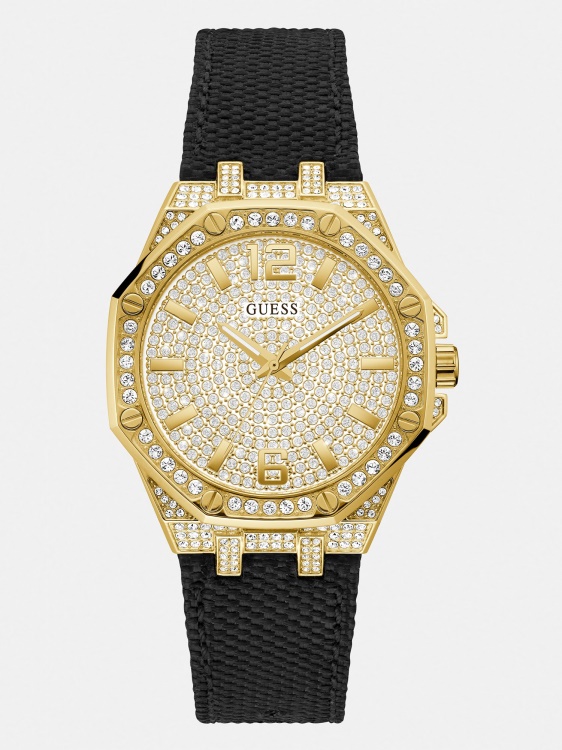 кристален аналогов часовник син Guess