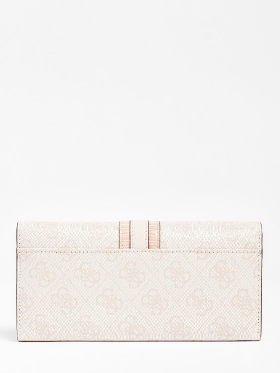Ginevra 4g Logo макси портфейл крем Guess