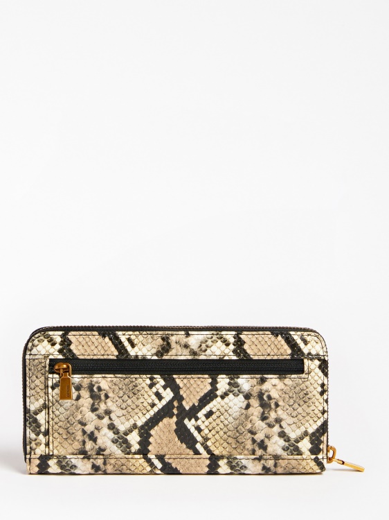 Alva Python-print макси портфейл Guess Multi Beige