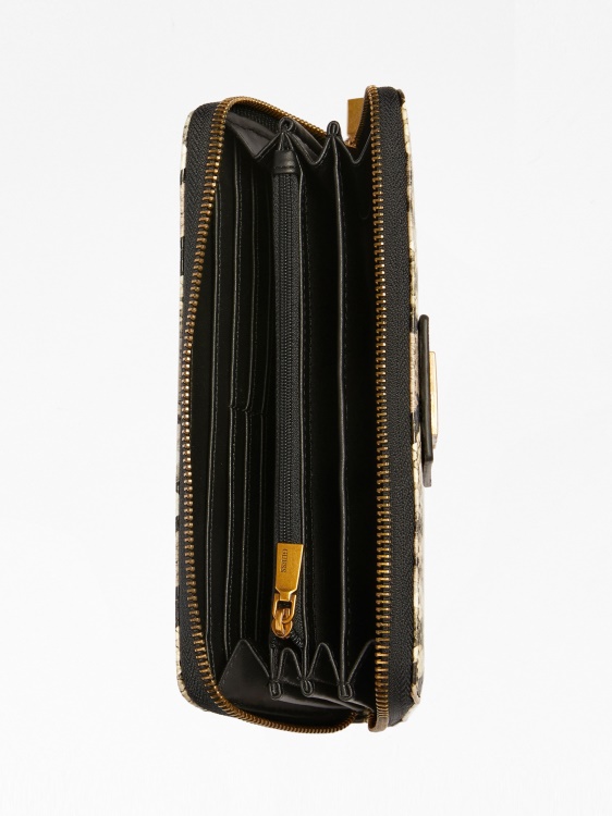 Alva Python-print макси портфейл Guess Multi Beige