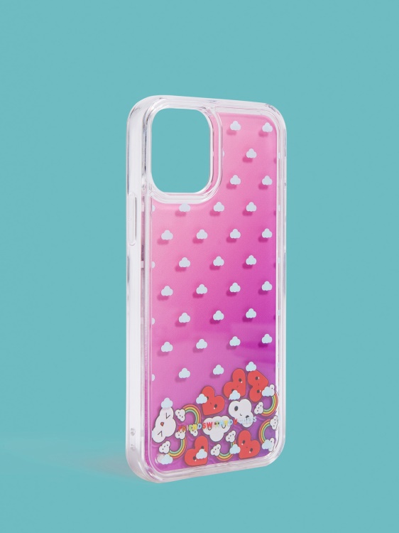 Guess тъмно розов калъф за Iphone 12/12 Pro