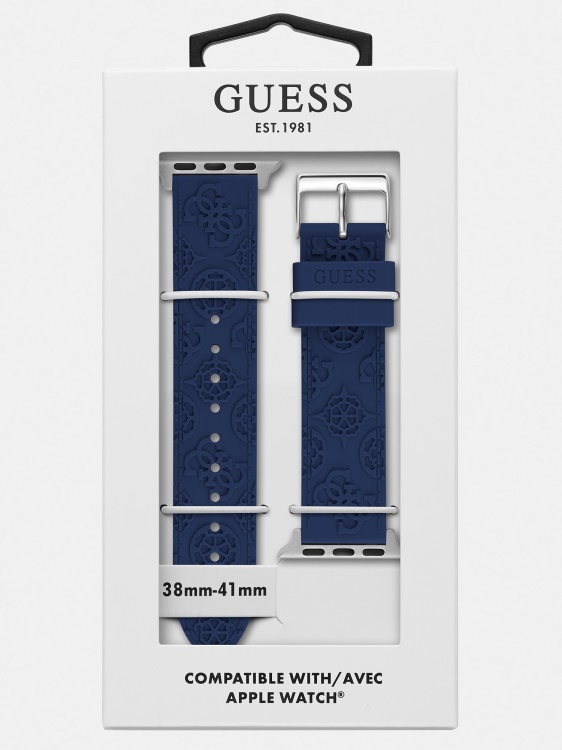 Guess каишка с печат на лого 4g за часовник Apple