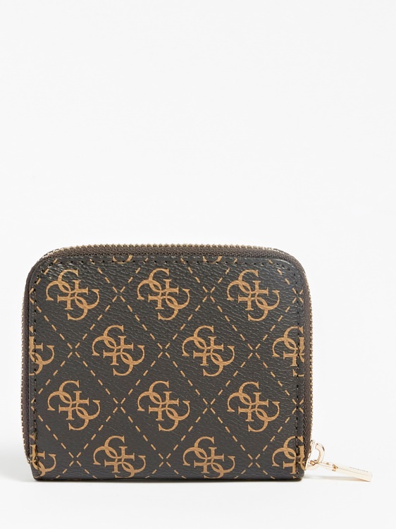 Laurel 4g лого мини портфейл кафяв Guess