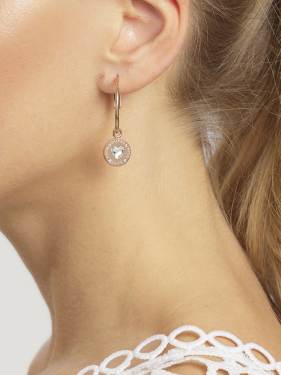From-guess-with-love-earrings Rose Gold