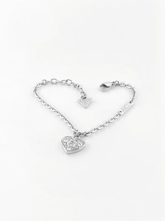 Guess сребърна гривна G Shine