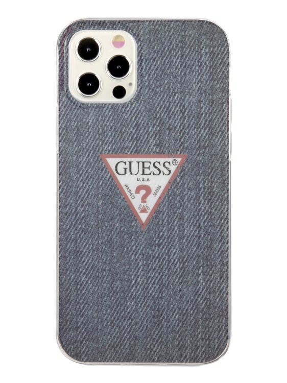 тъмно синьо дънково покритие Guess Iphone 12 Pro Max