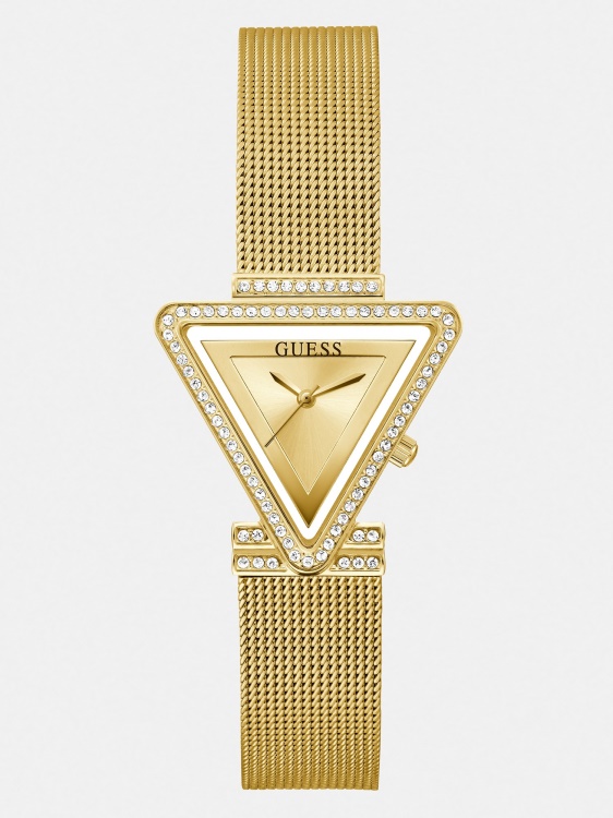 кристален аналогов часовник син Guess нова тенденция