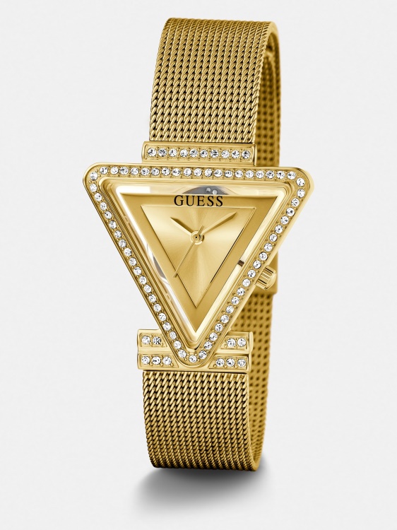 кристален аналогов часовник син Guess нова тенденция