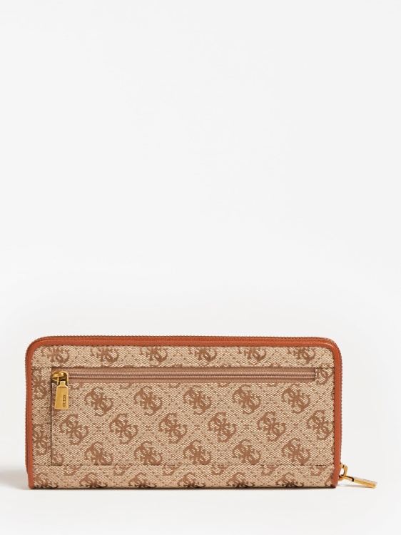 кафяв Guess макси портфейл с лого Aviana 4g
