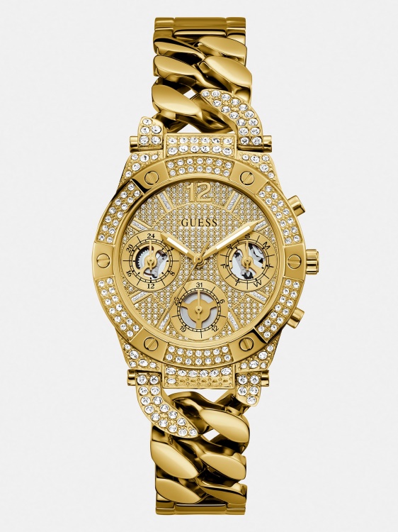 Blue Guess многофункционален кристален часовник