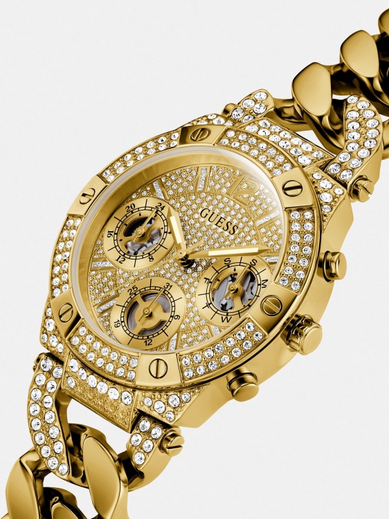 Blue Guess многофункционален кристален часовник