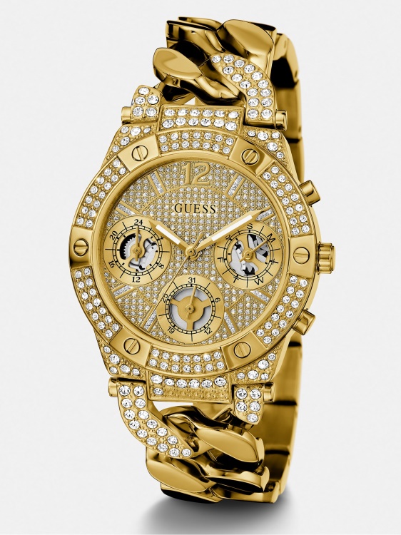 Blue Guess многофункционален кристален часовник