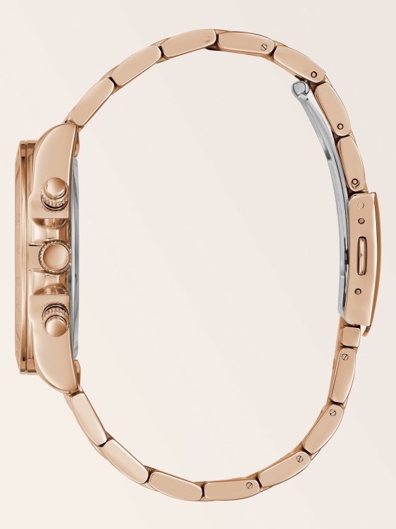 мултифункционален часовник Guess розово злато