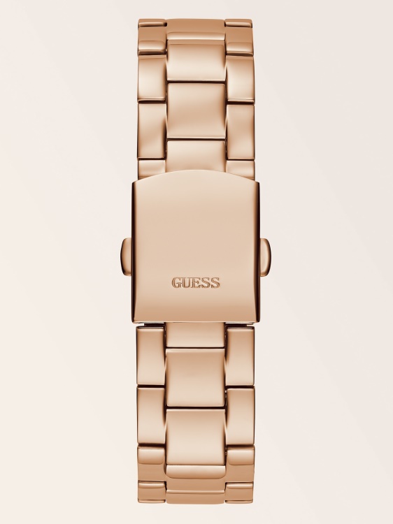 мултифункционален часовник Guess розово злато