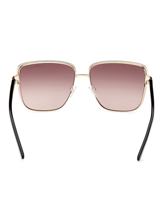 модел златни квадратни слънчеви очила Guess