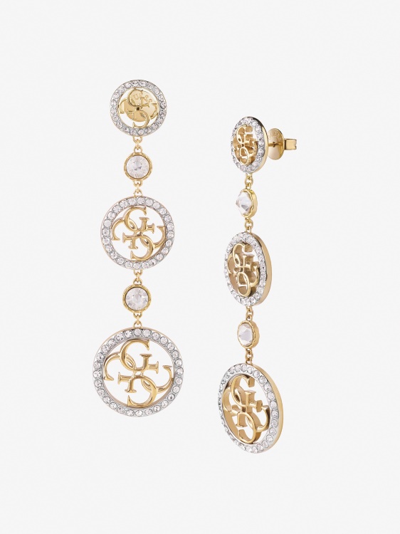 Life-in-4g-earrings Multi Gold Guess