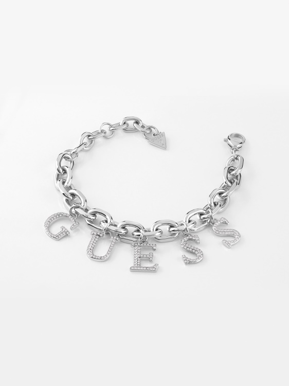 кристал-хармония-гривна Guess сребро