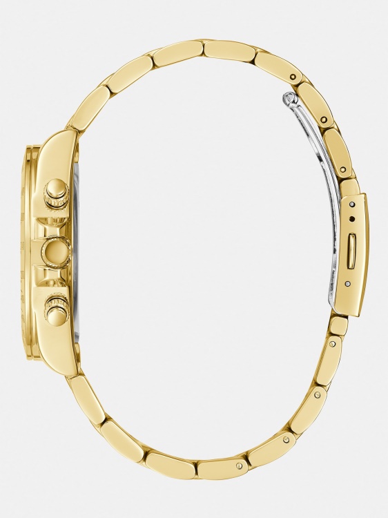 сребрен многофункционален часовник Guess от неръждаема стомана