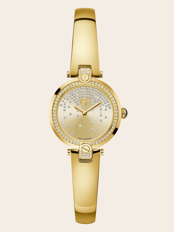 Gc стоманен аналогов часовник Guess Gold